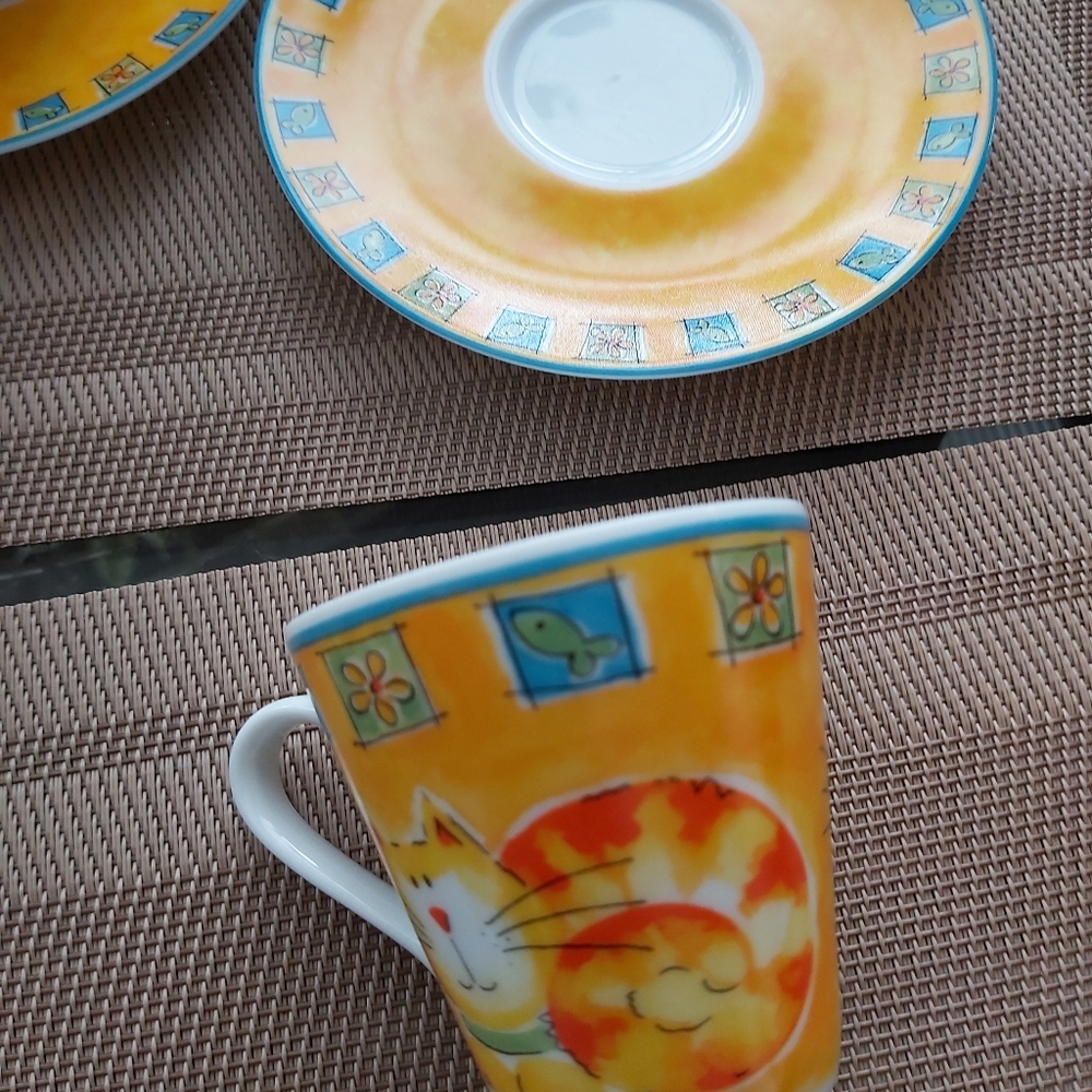 16 piece expresso cups and saucers